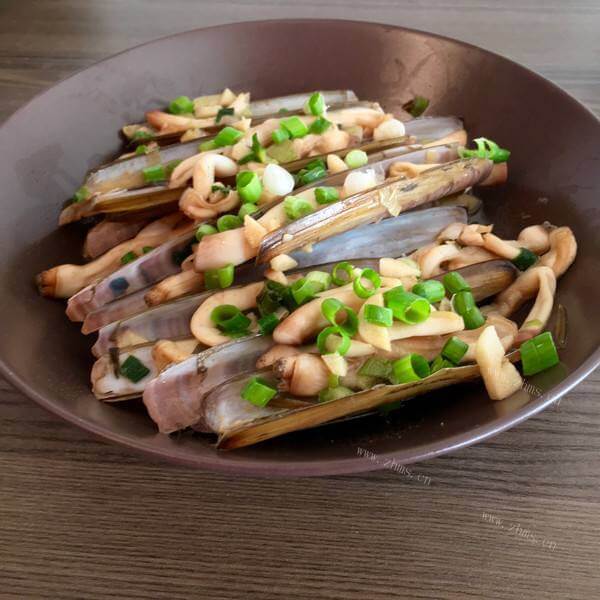 鲜美盐水竹蛏
