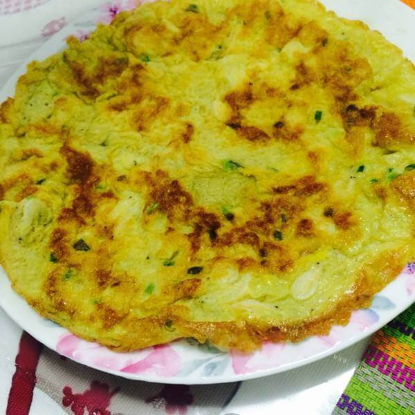 我爱吃虾皮芝麻鸡蛋饼