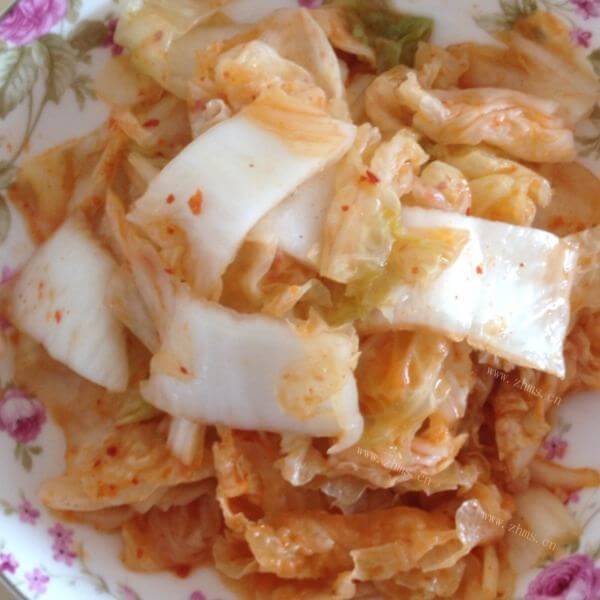 美味的韩式白泡菜