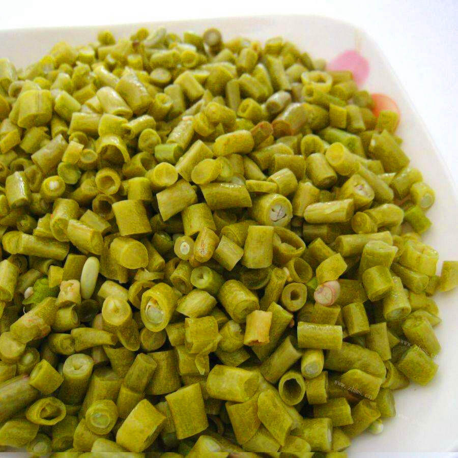 美味的自制无添加酸豆角