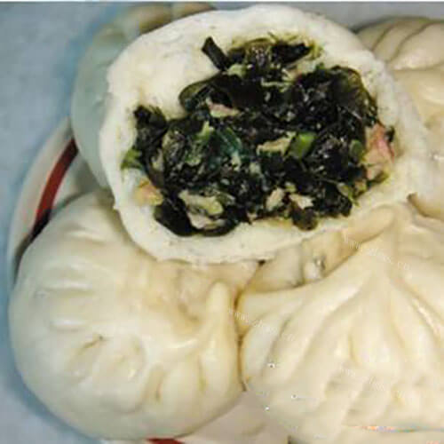 自制海带丝大包子