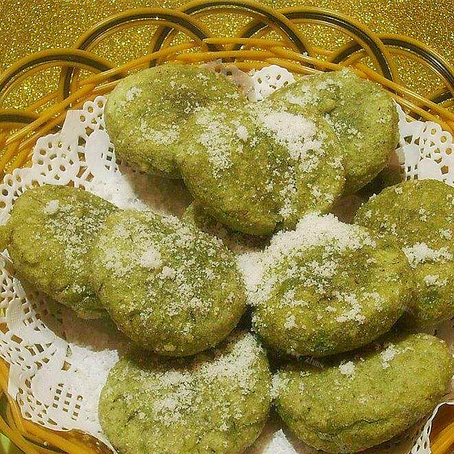 好吃的椰香野菜粑粑