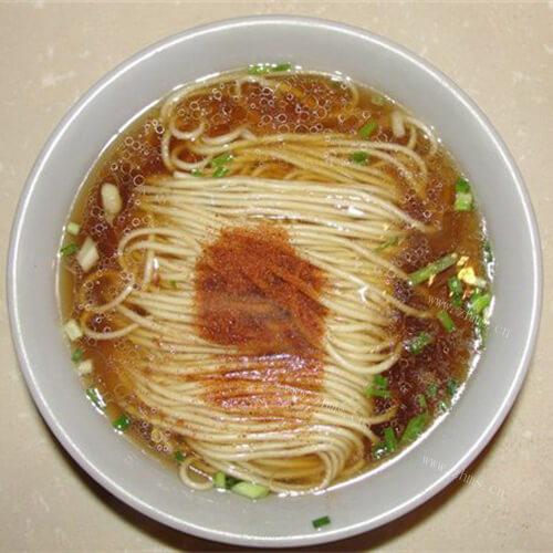 美味的虾子面