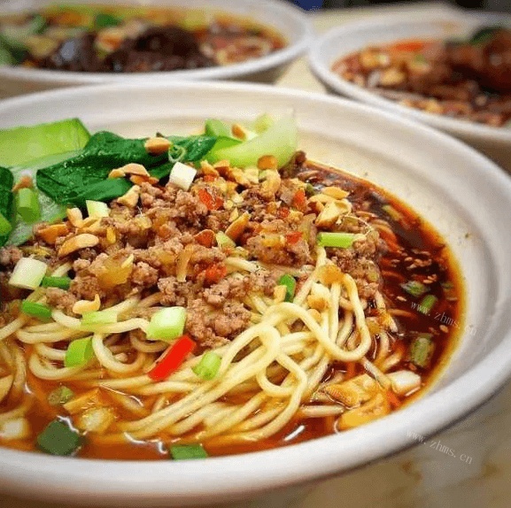 著名的油菜担担面