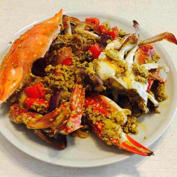 好吃的土豆青椒炒膏蟹