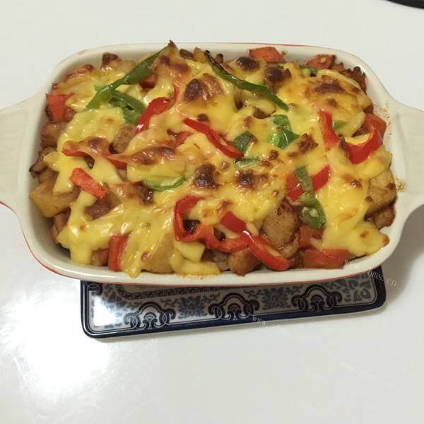 美味的生菜鸡蛋焗饭