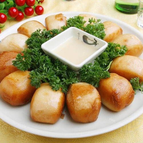 香酥黄金杂蔬馒头