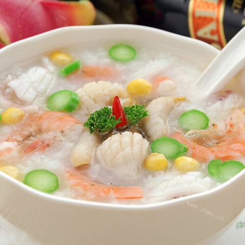 营养干贝虾仁粥