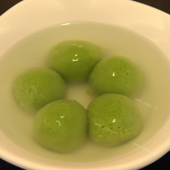 甜蜜蜜抹茶杏仁汤圆