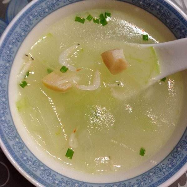 营养的干贝粉丝汤
