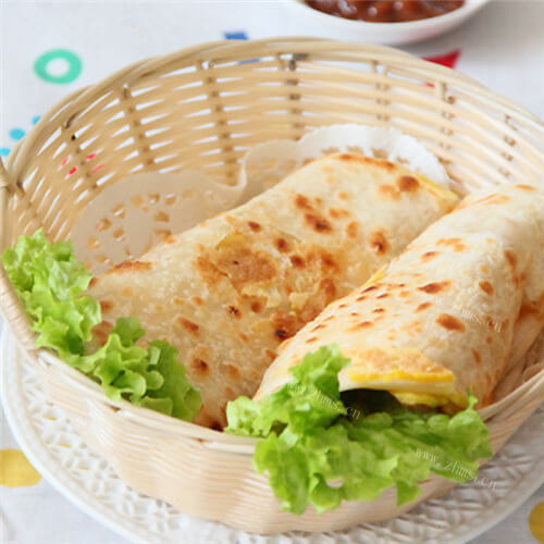 流行的鸡蛋灌饼