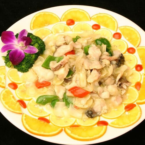 美味柠檬鲈鱼片