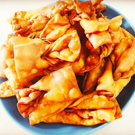 特色东北的炸套环 