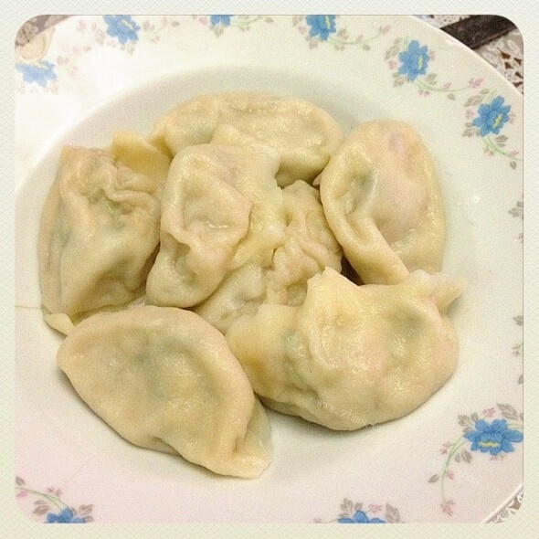 美味的海螺馅饺子