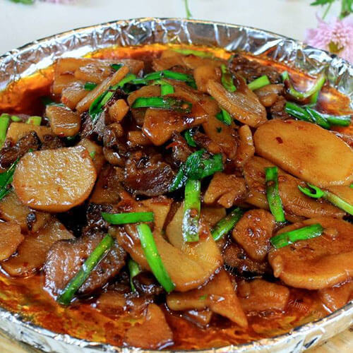 美味自制农家小土豆片