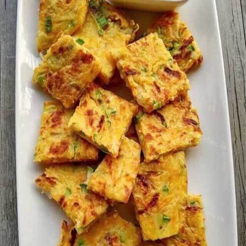 香甜美味的西葫芦早餐饼