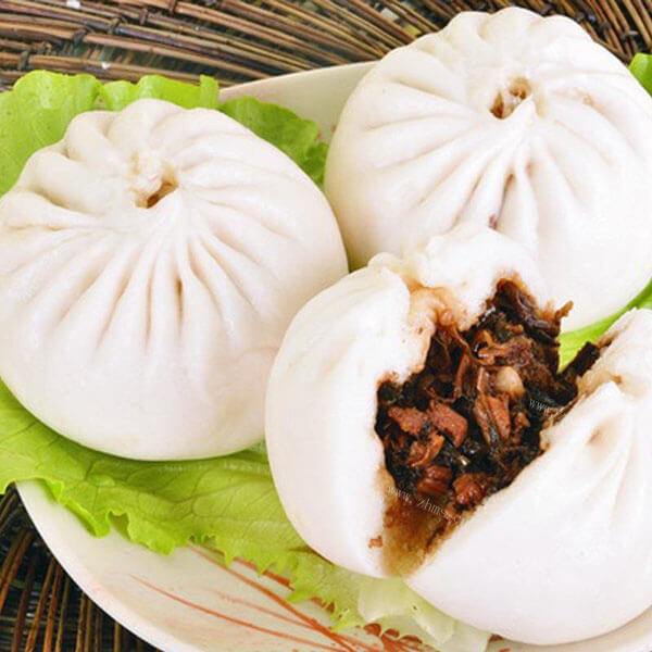 鲜香梅干菜鲜肉煎包