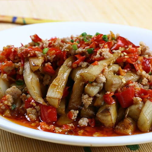 美味的油渣蒜茄子