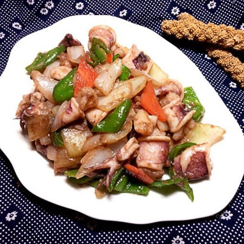 美味的蚝油焖海兔