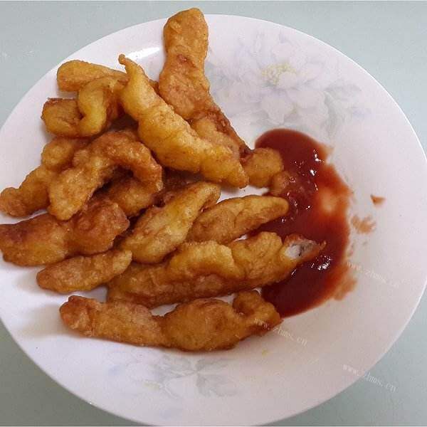 美味的番茄沙司鸡肉片