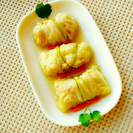 美味煎白菜肉圈