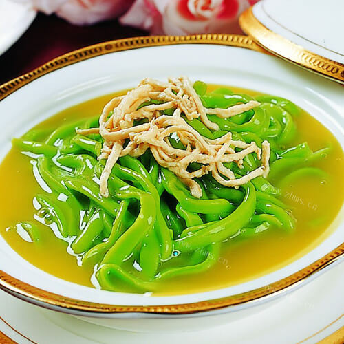 蒜蘸菠菜面