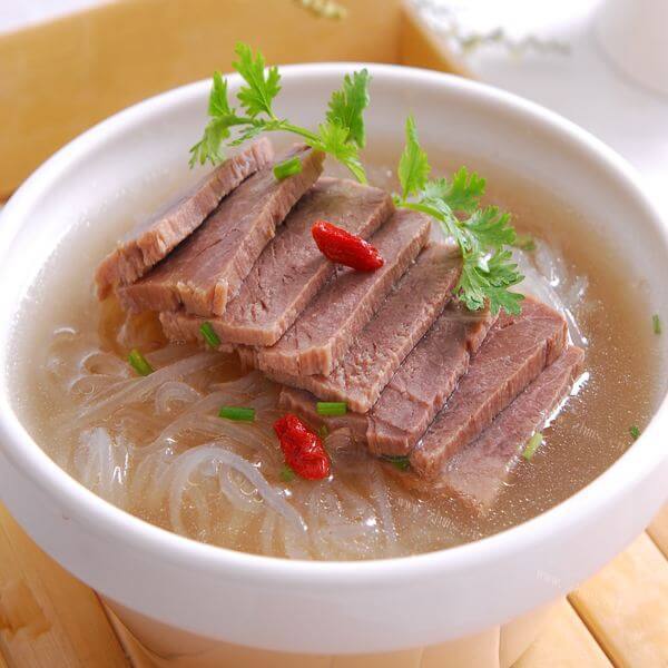 香喷喷的肉羹粉丝汤