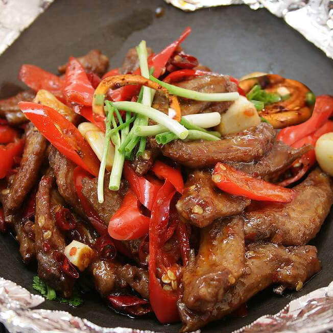 四川干锅翅尖鱿鱼圈 