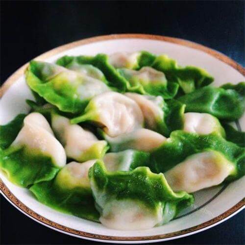 可口白菜翡翠饺子