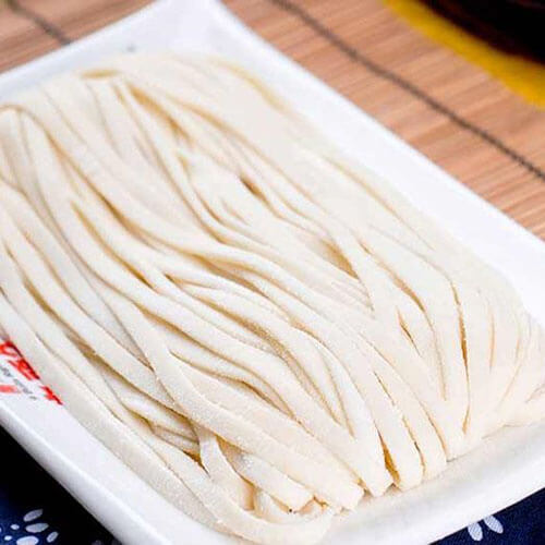美味的素臊手切面