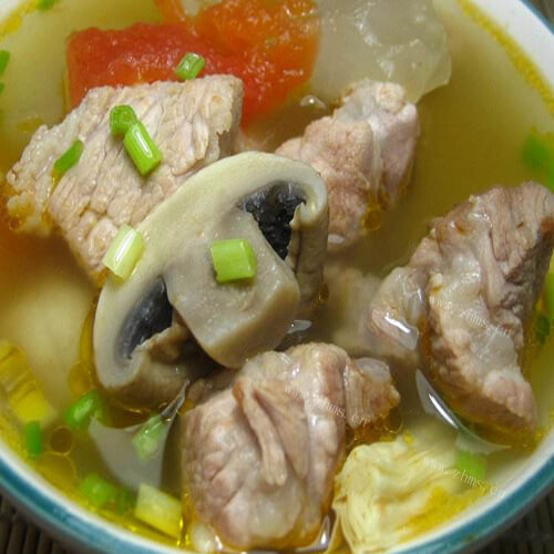 清淡的圆菇烧冬瓜