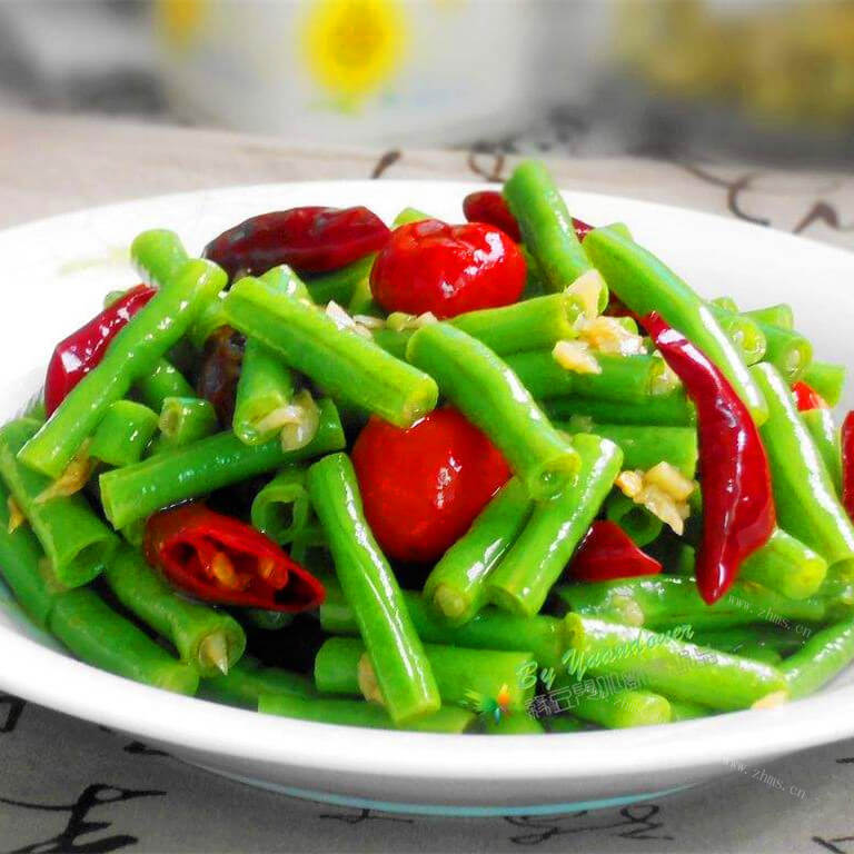 香辣米椒拌豇豆