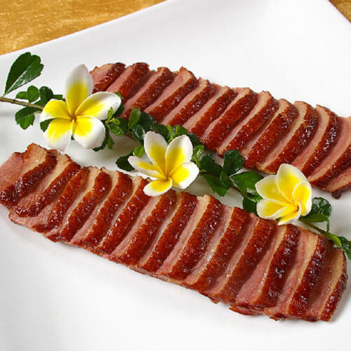 美味的红提香烤鸭胸