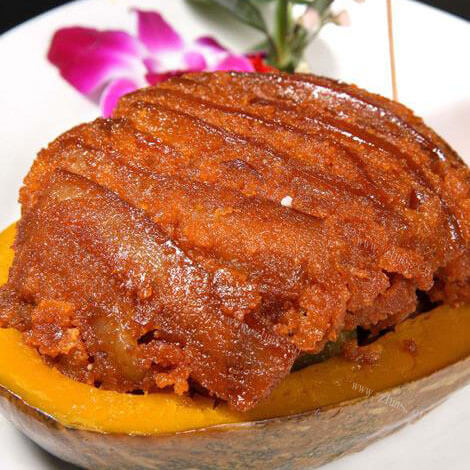 营养的川味红薯南瓜粉蒸肉