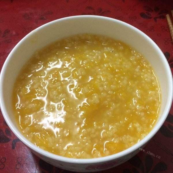 可口的黄豆小米羹