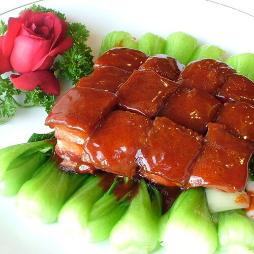 美味的少油红烧肉