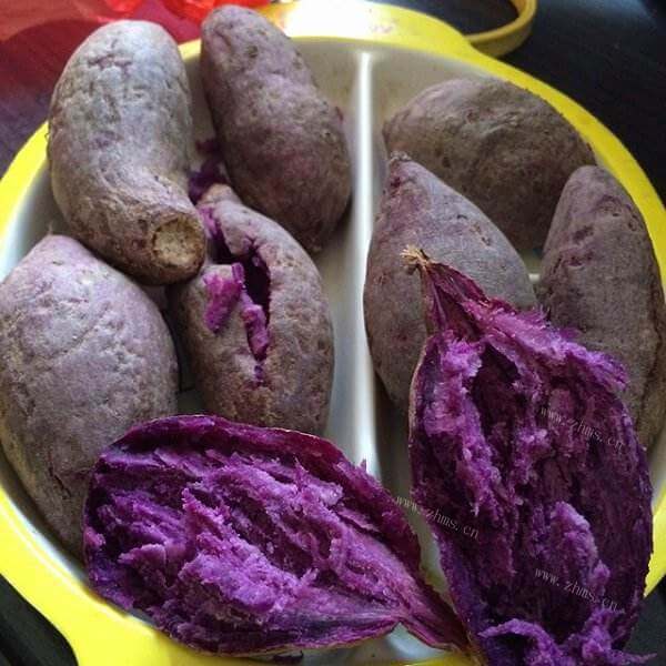 微波炉紫薯