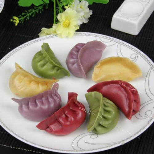 五色饺子闹中秋