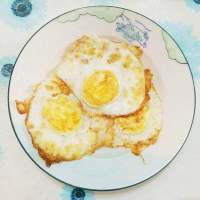 家常美食三七根煎鸡蛋