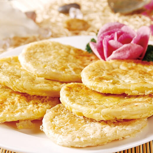甜甜的红糖空心酥饼