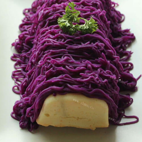 简单DIY电饭煲版紫薯蛋糕
