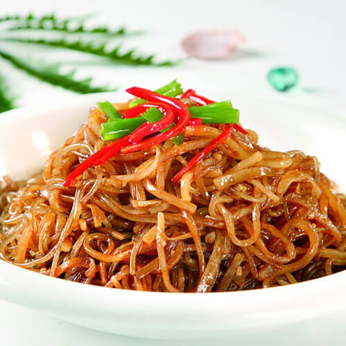 美味的干豇豆炒粉条