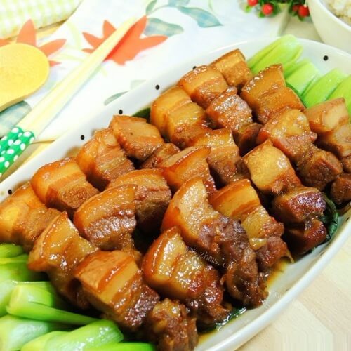 美味的啤酒红烧肉