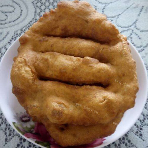 美味的全麦炸油饼