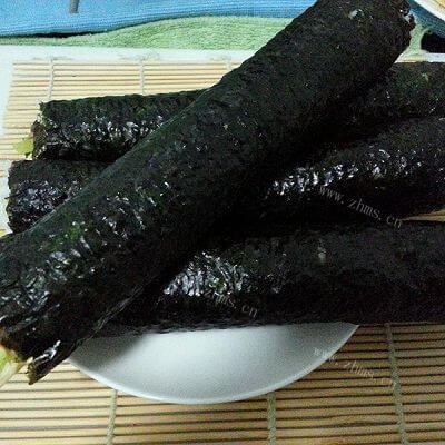 美味的紫菜包饭便当做法图解3)