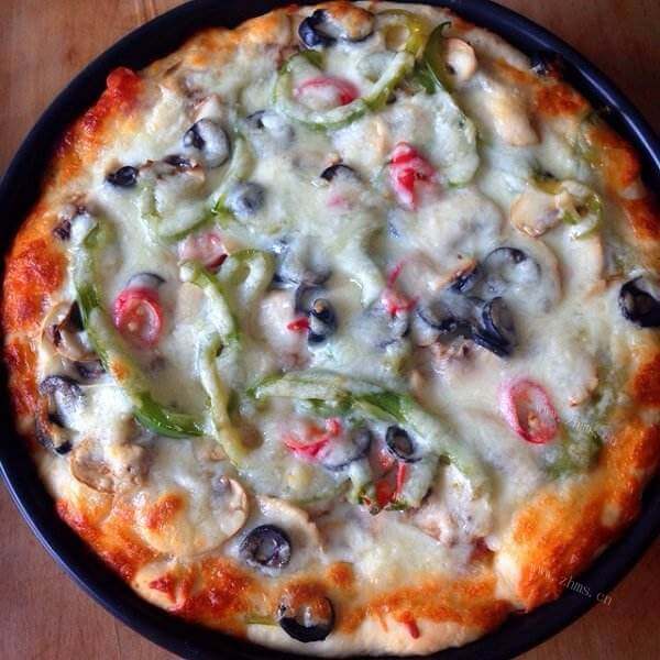好吃的10寸金枪鱼pizza
