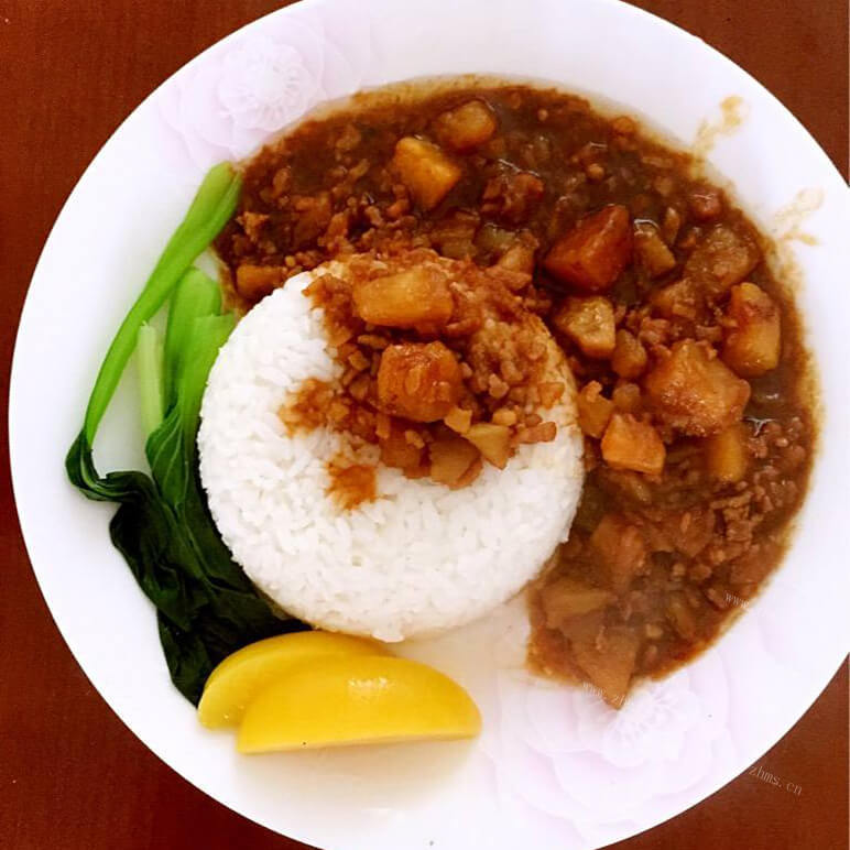 美味的宝宝版卤肉饭