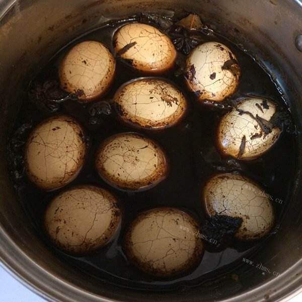 美味的卤五香蛋
