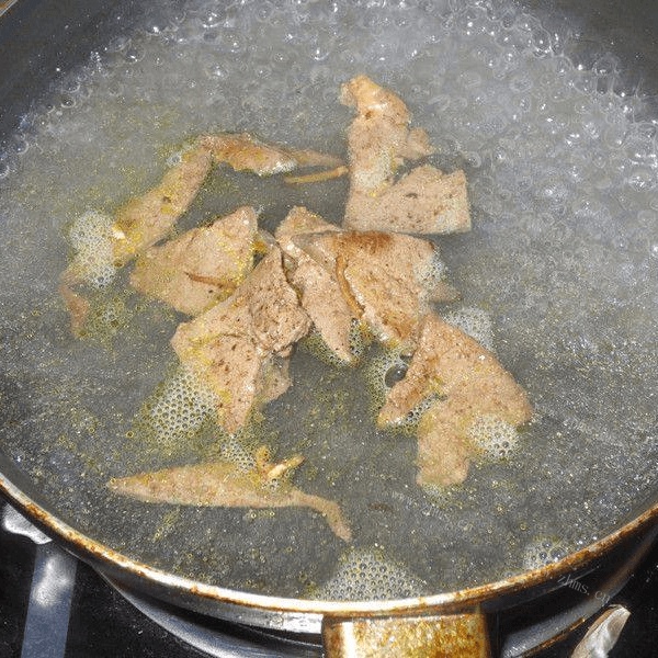 秀色可餐的菠菜猪肝汤做法图解7)