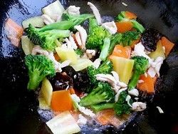 美味的五色鸡片做法图解6)